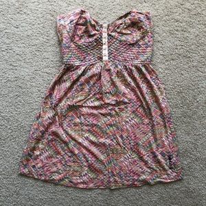 BILLABONG Strapless Multicolor Top